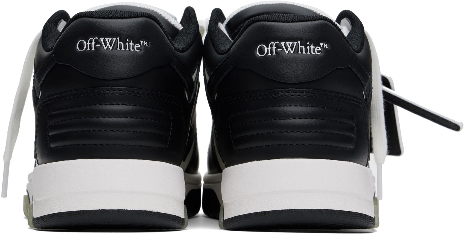 Out Of Office Calf Leather "Black White"