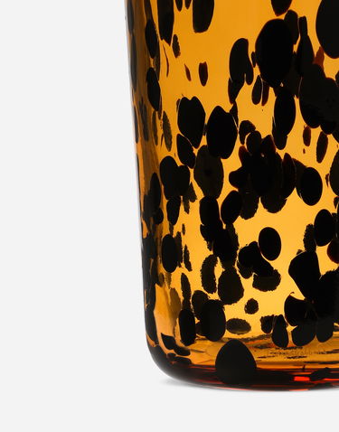 Home decor Dolce & Gabbana Cylindrical Tortoiseshell Pattern Murano Glass Vase Medium Rôznofarebný | TCC076TCACOUL003, 3