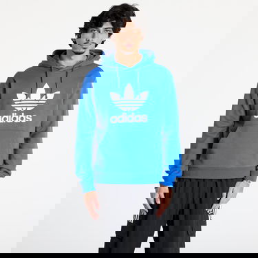 Mikina adidas Originals Men's Classics Trefoil Blue Hoodie Modrá | IZ1855, 0