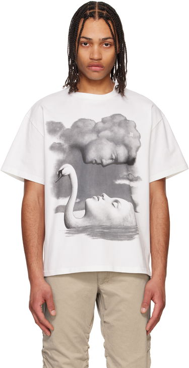 Tričko MISBHV MISBHV La Donna Del Lago Graphic T-Shirt Biela | 250M108, 0