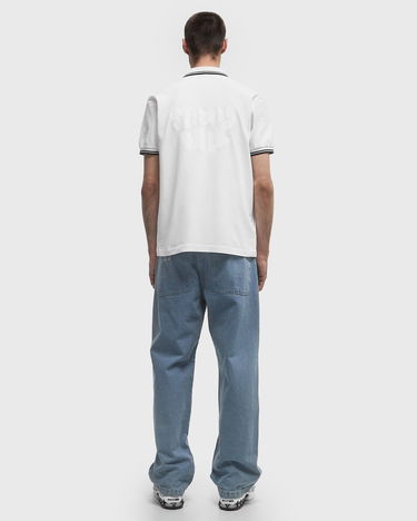 Polo tričko Comme des Garçons Fred Perry Knit T-Shirt Biela | FO-T502-S25-3, 2