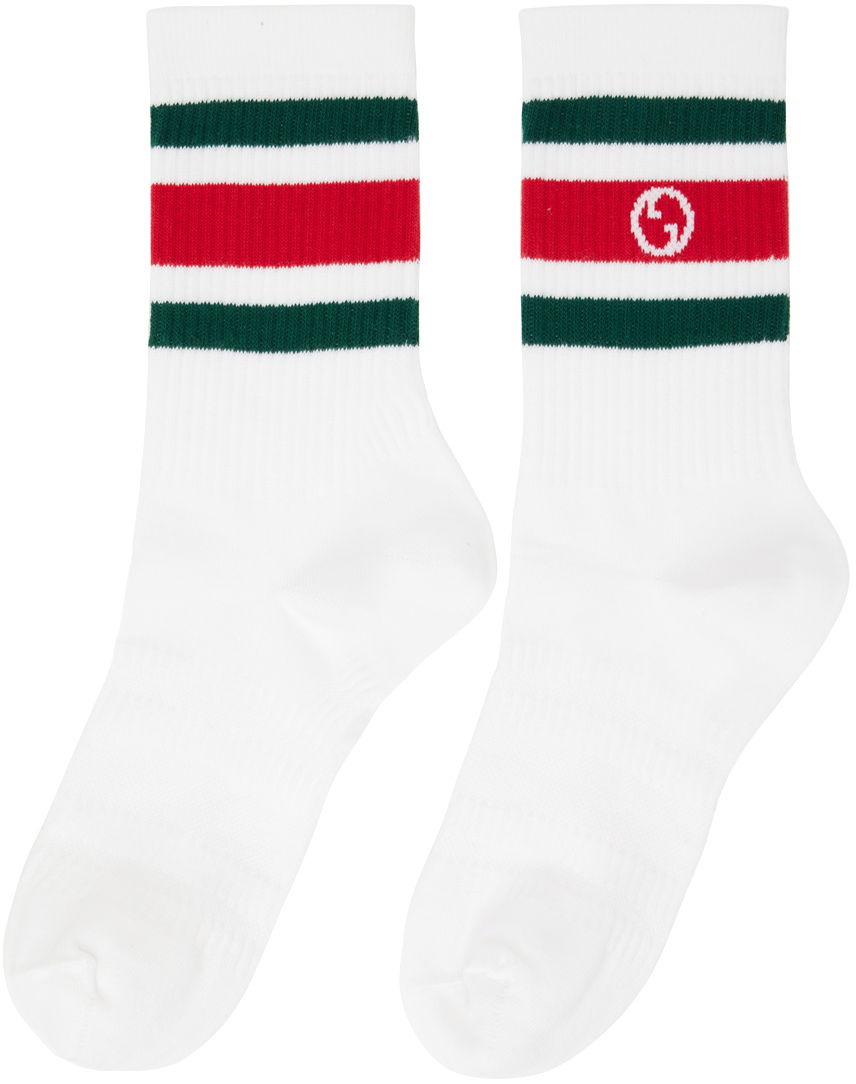 Spodná bielizeň a ponožky Gucci Round Interlocking G Biela | 750705 4GADU, 1