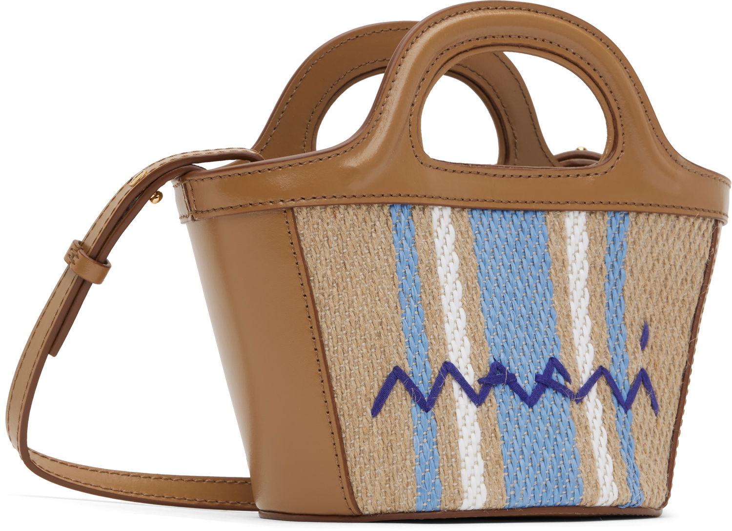 Kabelka Marni Marni Tropicalia Micro Tote Bag Hnedá | BMMP0067Q7 P8181, 1