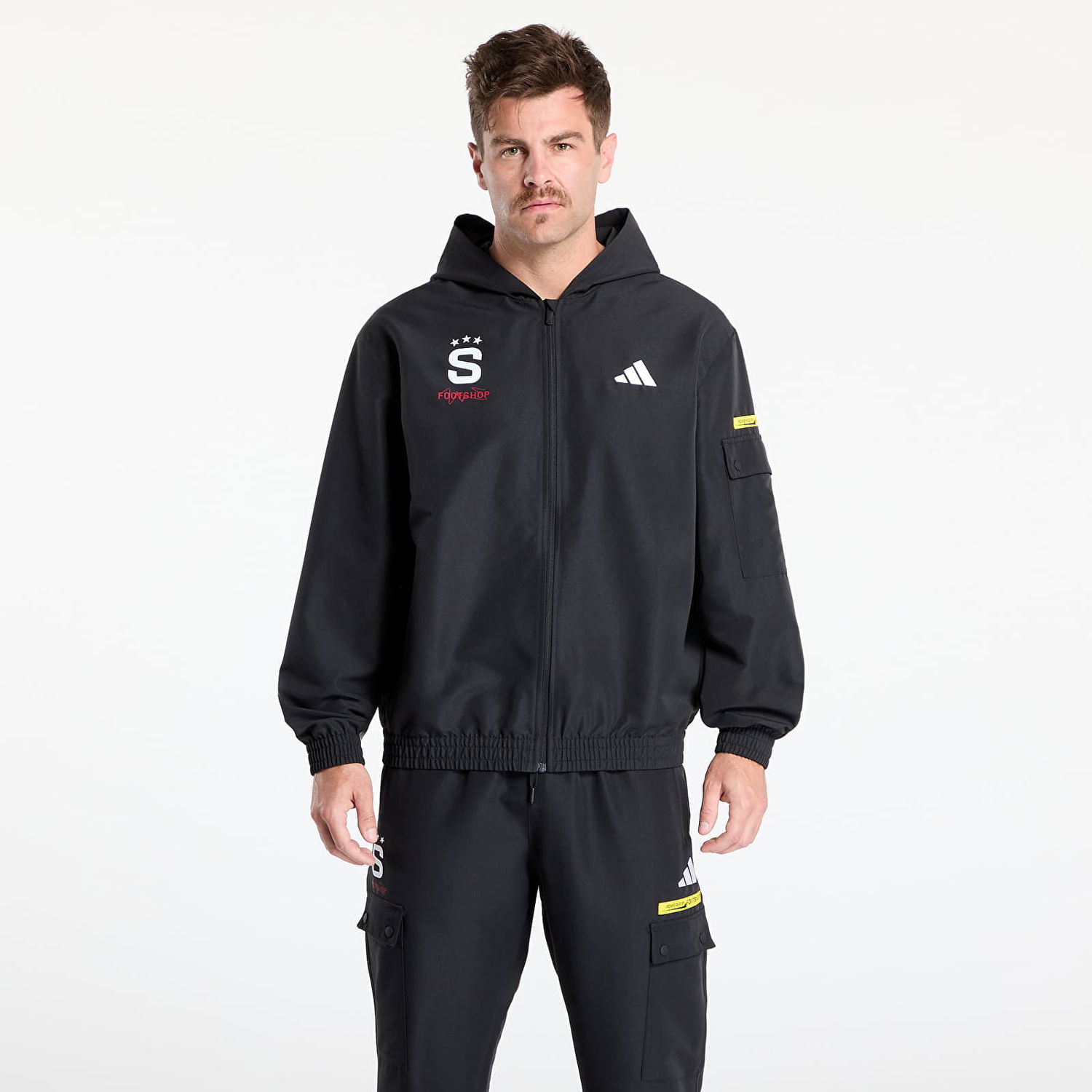 Vetrovka adidas Performance Footshop x Sparta Windbreaker Čierna | FTSHP_496, 0