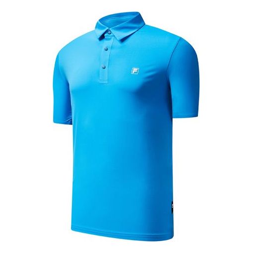 Polo tričko FILA Athletics Short Sleeve Polo Shirt Modrá | A11M025155F-RB