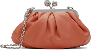 Kabelka Max Mara Weekend Max Mara Prati Leather Shoulder Bag Oranžová | 2515511034600, 0