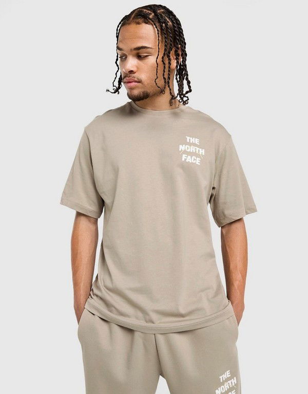 Tričko The North Face The North Face Sobretta Oversized T-Shirt Béžová | NF0A8FPWBOX1, 1