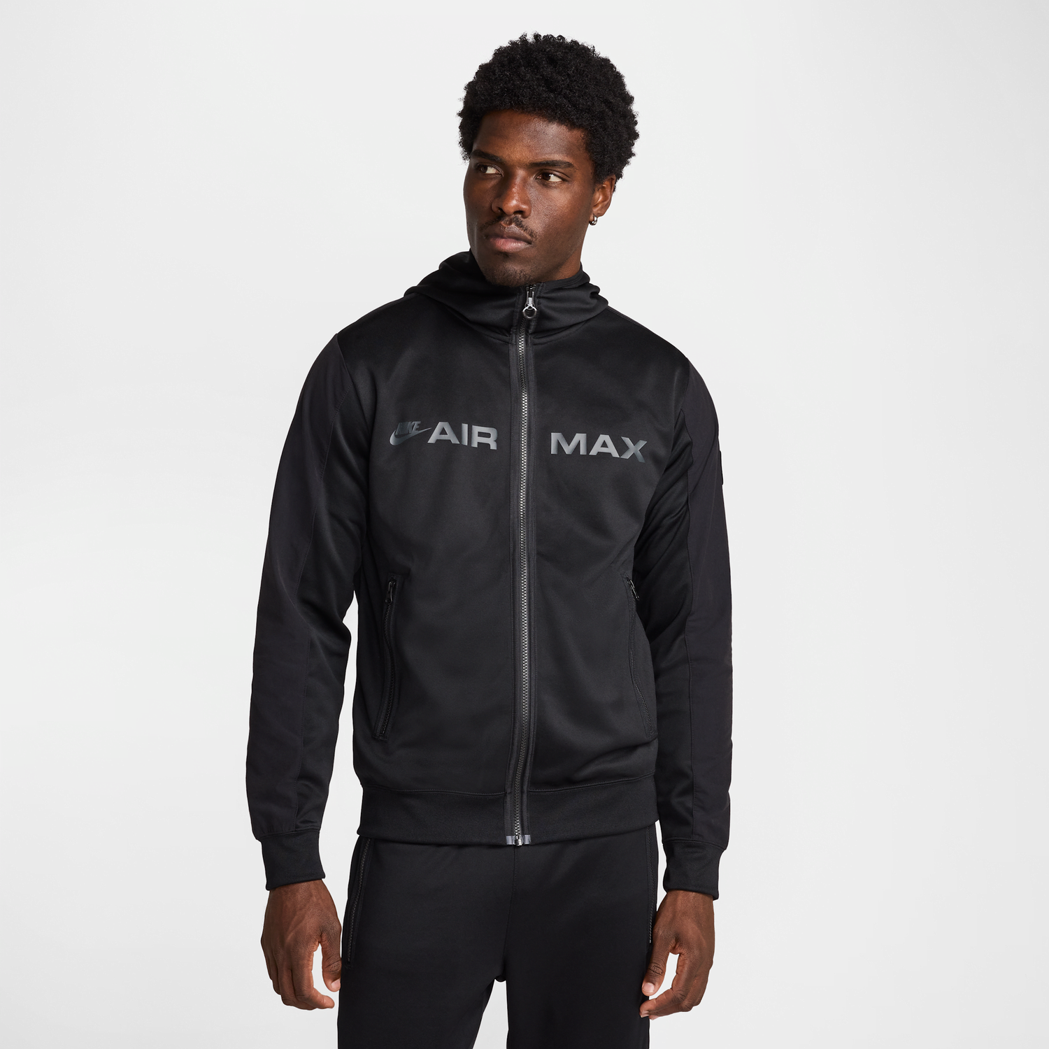 Mikina Nike Sportswear Air Max Full-Zip Hoodie Čierna | HQ4899-010, 0