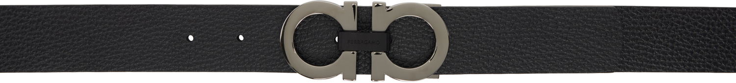 Opasok FERRAGAMO Reversible Gancini Belt Čierna | 476361, 0