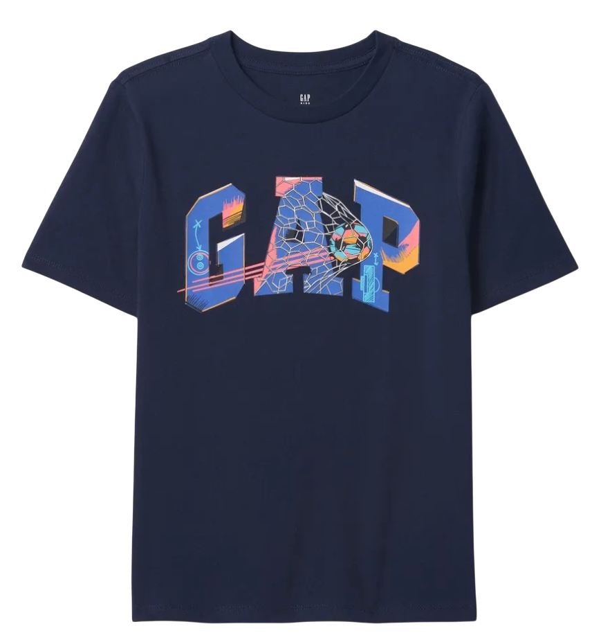 Tričko GAP T-Shirt with Soccer Graphic Navy | 745879-01, 0