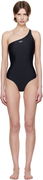 Off-White One-Shoulder Swimsuit