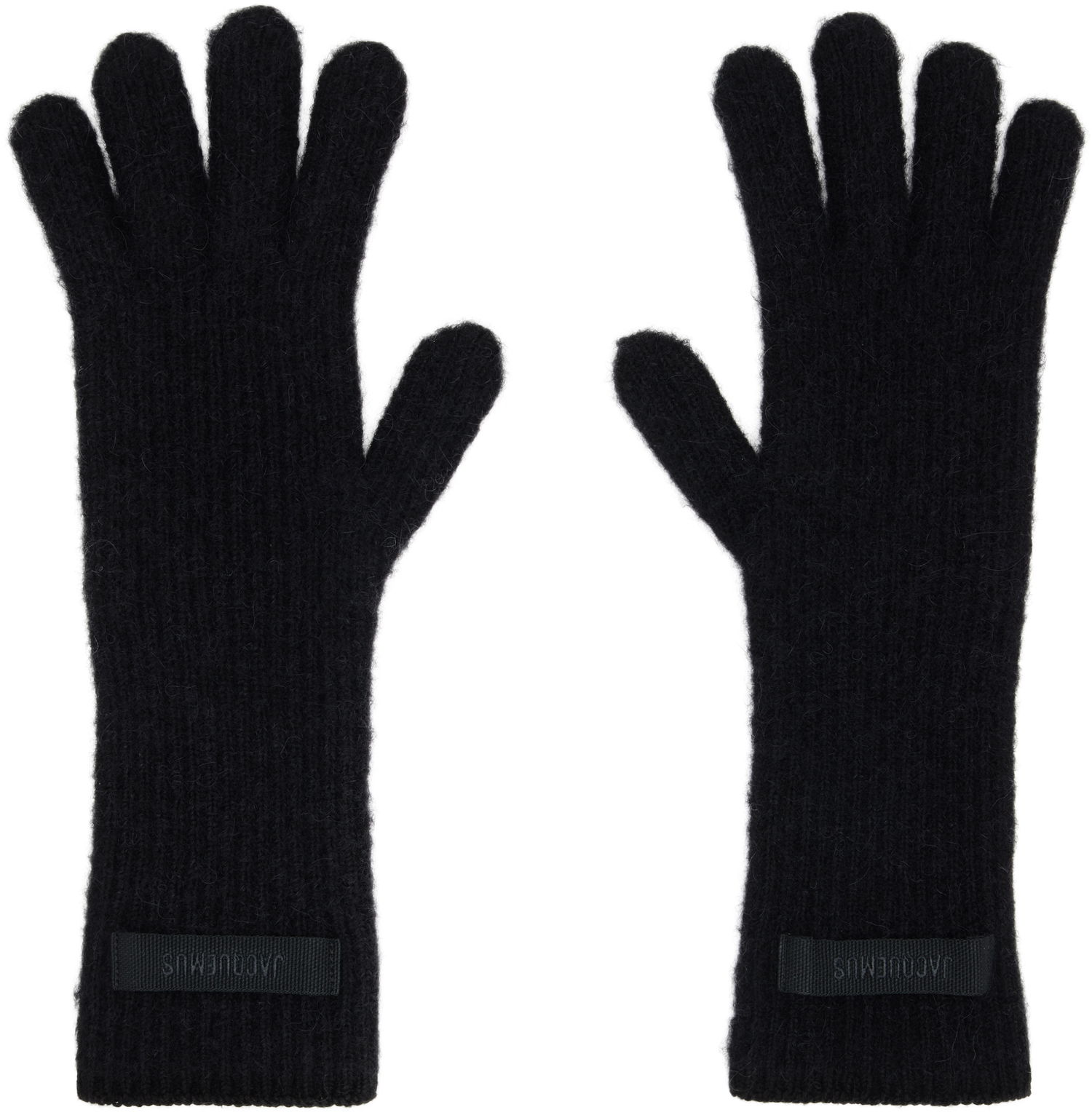 Rukavice Jacquemus 'The Gros Grain' Knit Gloves Čierna | 24HACU00668AK00227, 0
