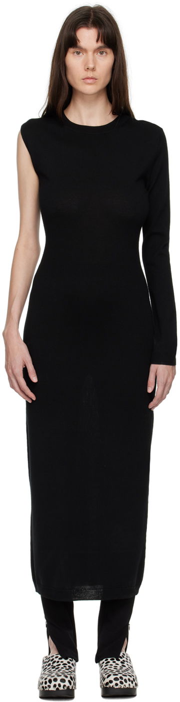 Šaty TOTEME TOTEME One-Sleeve Maxi Dress Čierna | 224-6003-322, 0