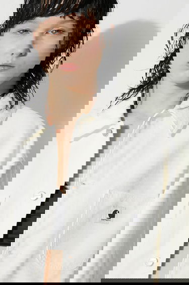 Bunda Carhartt WIP OG Michigan Coat Oversize Denim Jacket Biela | I031570.0DJ02, 4