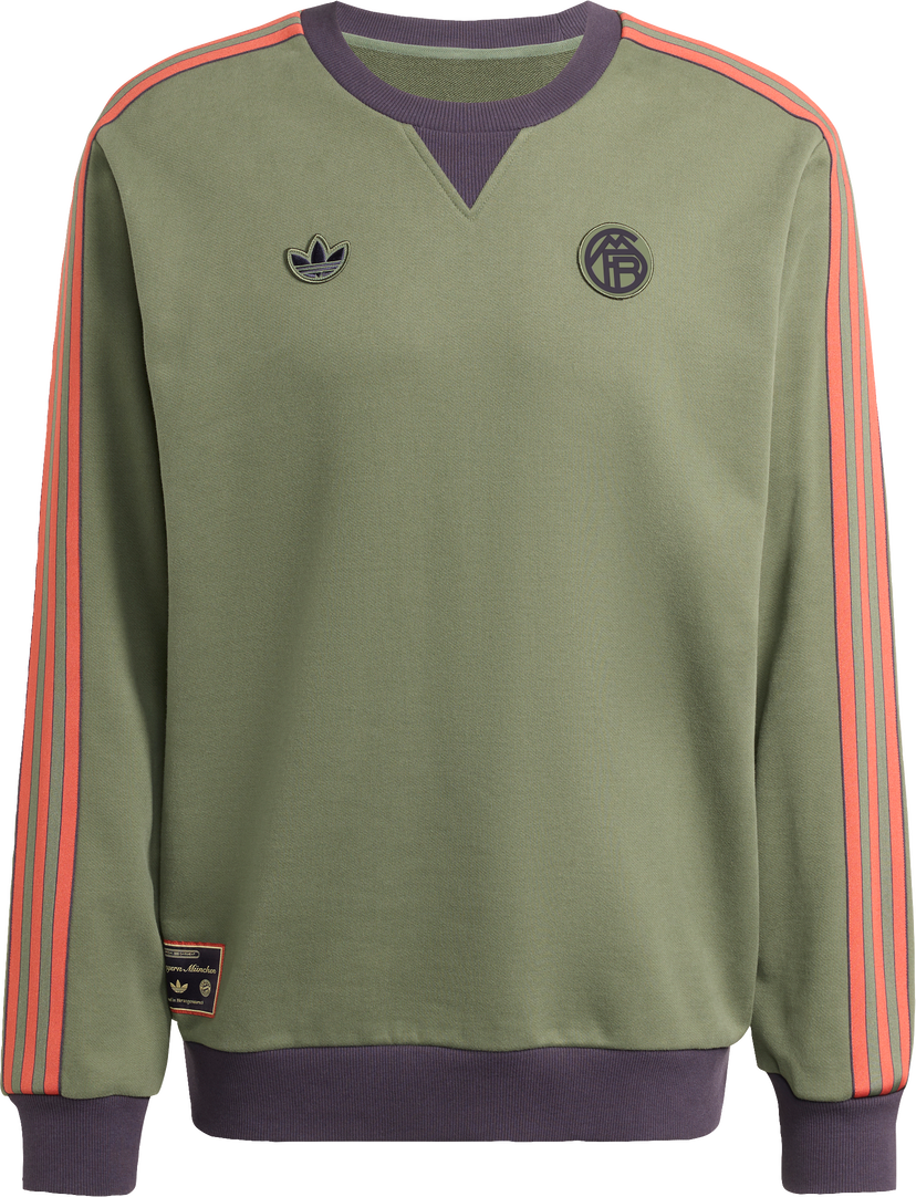 Mikina adidas Originals FC Bayern Munich Icon Sweatshirt Zelené | jm9428