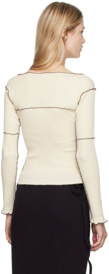 Tričko Baserange Baserange Cinder Long Sleeve T-Shirt Béžová | TOCL-RC-AU24, 2