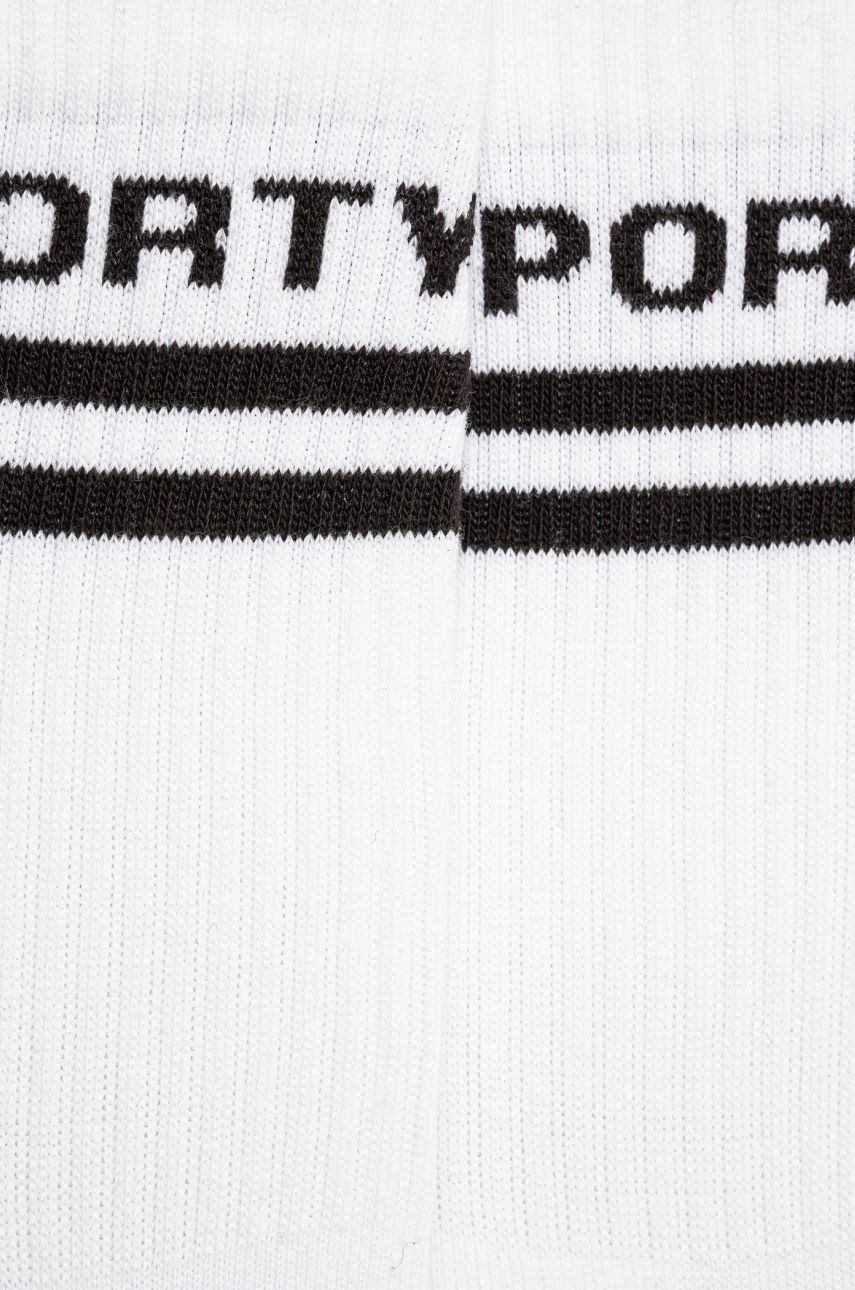 Ponožky Sporty & Rich Sporty & Rich Bold Logo Socks Biela | AC034512308WH01, 1