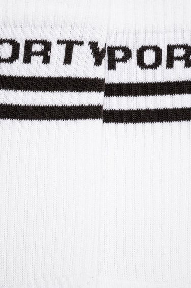 Ponožky Sporty & Rich Sporty & Rich Bold Logo Socks Biela | AC034512308WH01, 1