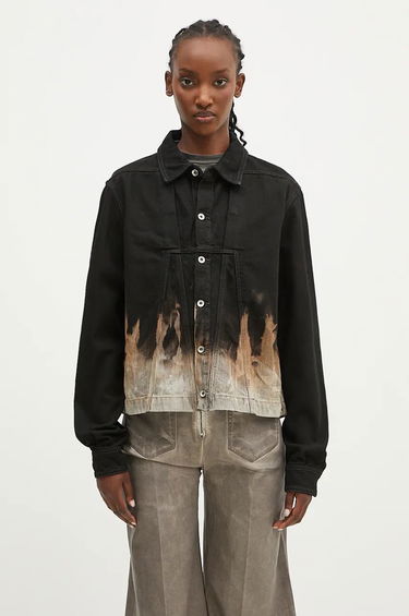Bunda Rick Owens Alice Denim Jacket Čierna | DS02D2714.BSUN, 0