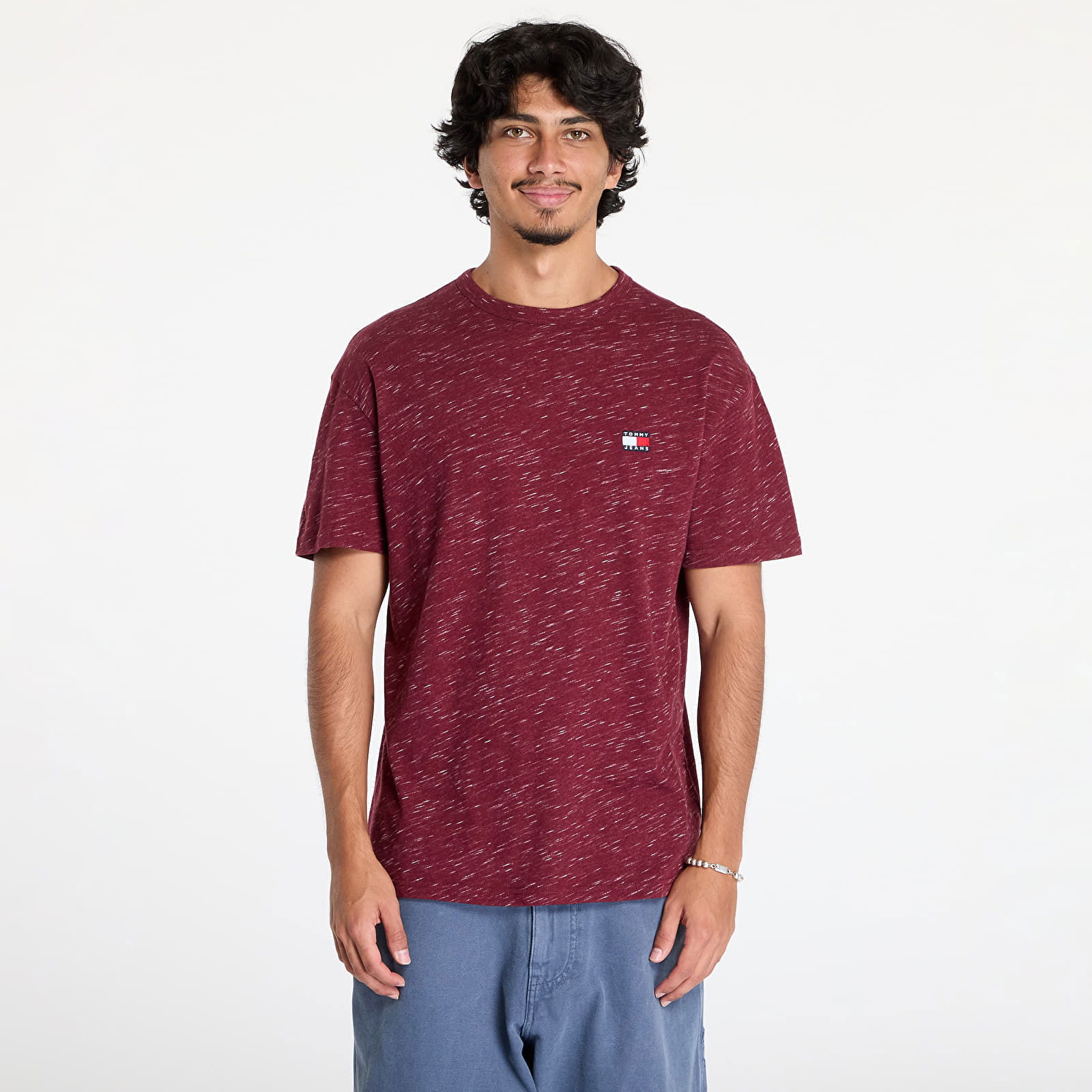 Regular Badge Tee Deep Rouge