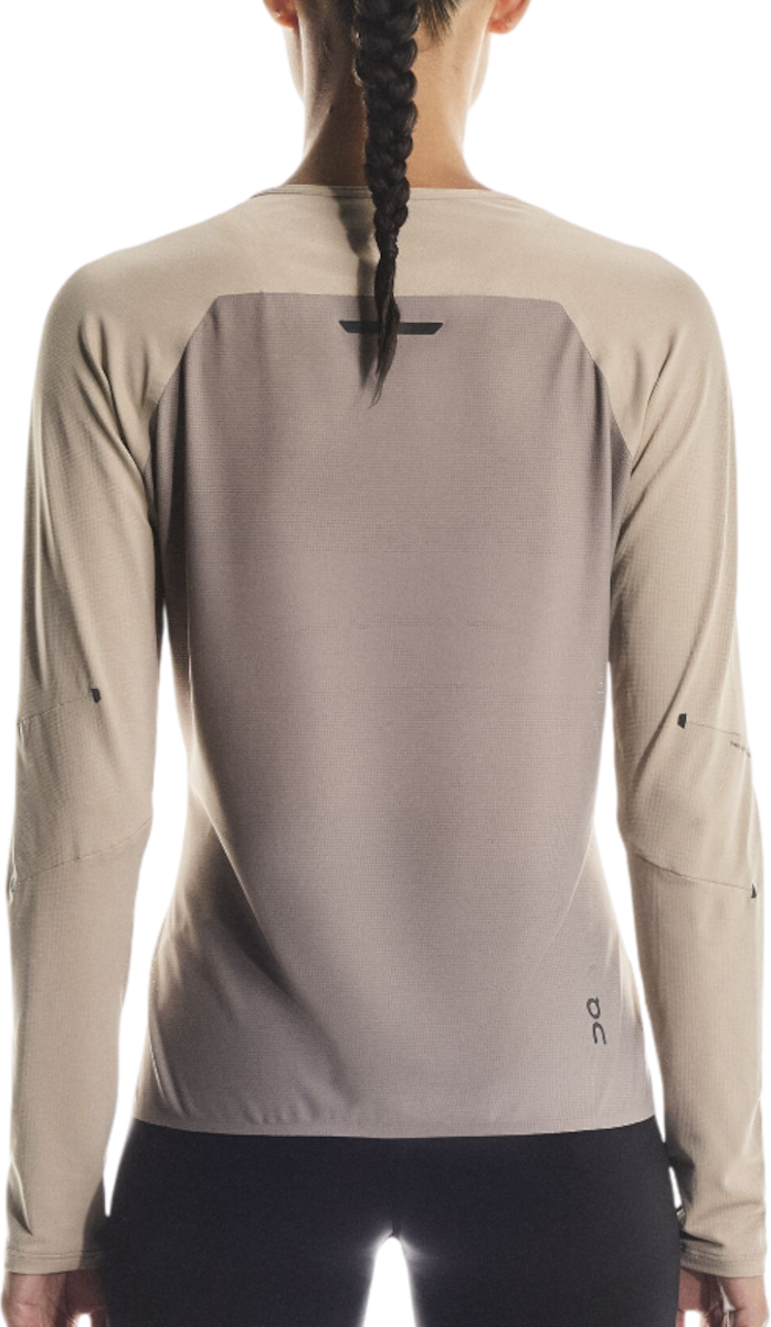 Tričko On Running Performance Long-Sleeve T-Shirt Béžová | 1we10323153, 1