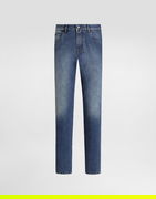Dolce & Gabbana Faded Denim Jeans Man Collection