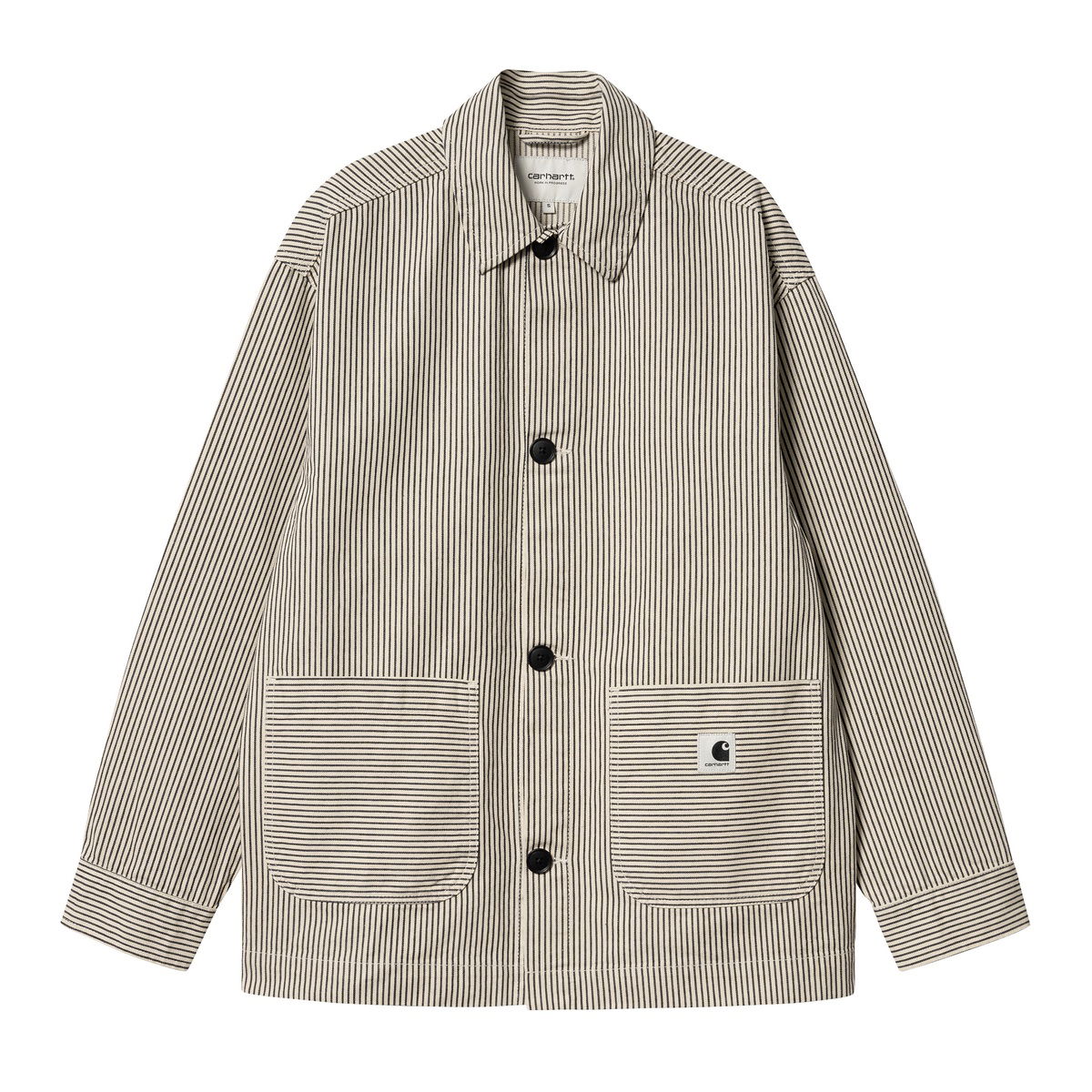 Bunda Carhartt WIP Haywood Coat Haywood Stripe Jacket Šedá | I033150_26I_02, 0