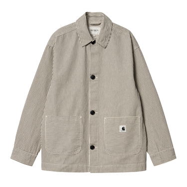 Bunda Carhartt WIP Haywood Coat Haywood Stripe Jacket Šedá | I033150_26I_02, 0
