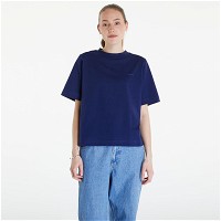 Essential T-Shirt With Tonal Print Blue
