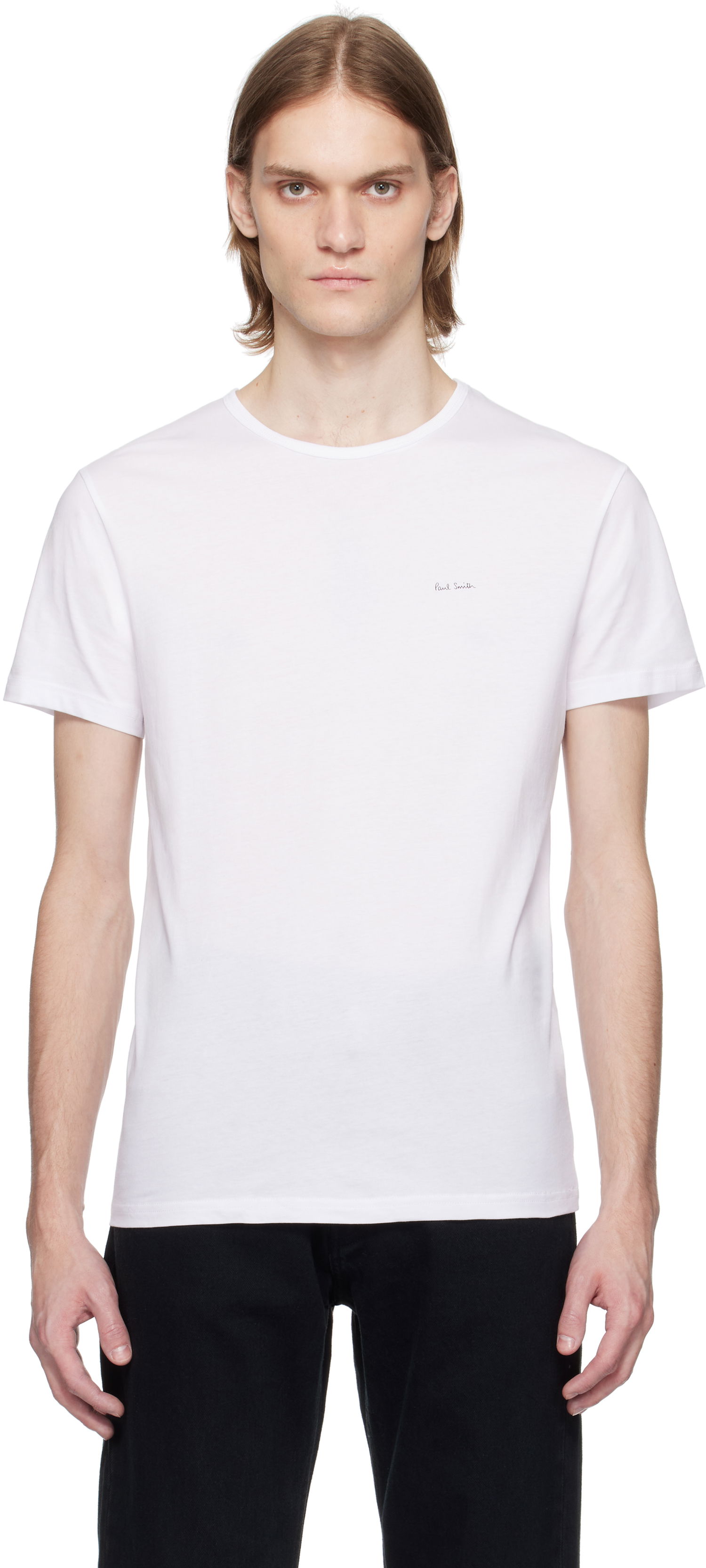 Tričko Paul Smith Paul Smith Organic Cotton Logo Lounge T-Shirt Biela | M1A-389-M3PK-1A, 0