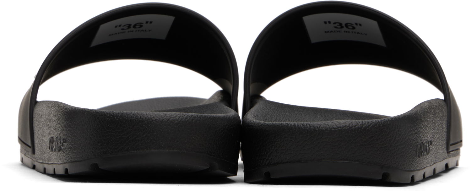Tenisky a topánky Off-White Black Bookish Pool Slides Čierna | OWIU001C99MAT0011001, 1