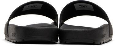 Tenisky a topánky Off-White Black Bookish Pool Slides Čierna | OWIU001C99MAT0011001, 1