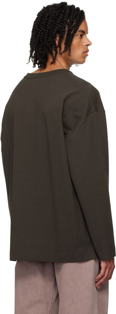 Tričko LEMAIRE Long Sleeve T-Shirt Zelené | TO1289 LJ1022, 2