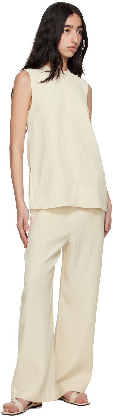 Tielko TOTEME TOTEME Women's Sleeveless Knit Top Béžová | 252-WRT0508-FB0192, 3