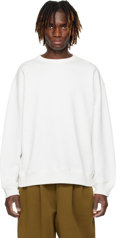 Sveter Dries Van Noten Dries Van Noten Dropped Shoulders Sweatshirt Biela | 251-021152-1610, 0