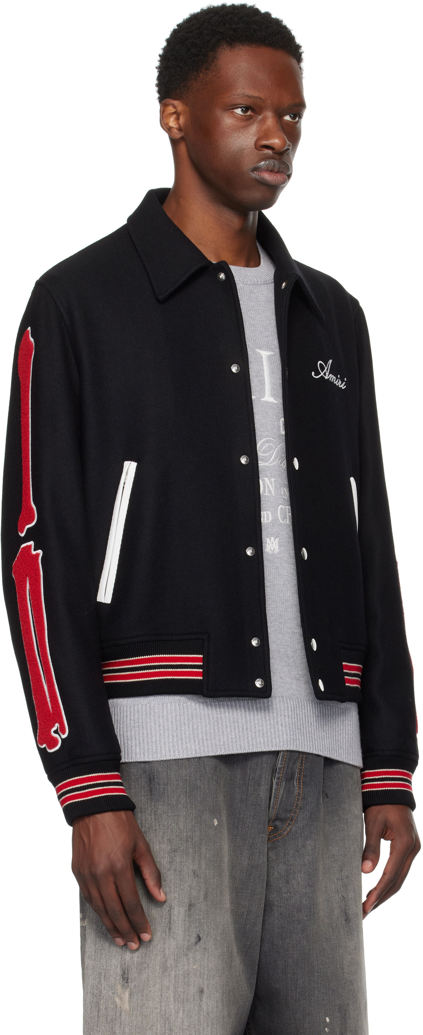 Bones Wool Bomber Jacket