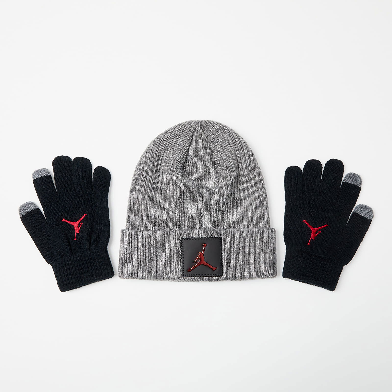 Jumpman Patch Beanie Set