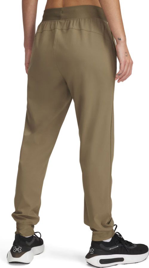 Nohavice Under Armour Under Armour UA Rival Hi Rise Woven Pants Zelené | 1382727-251, 1