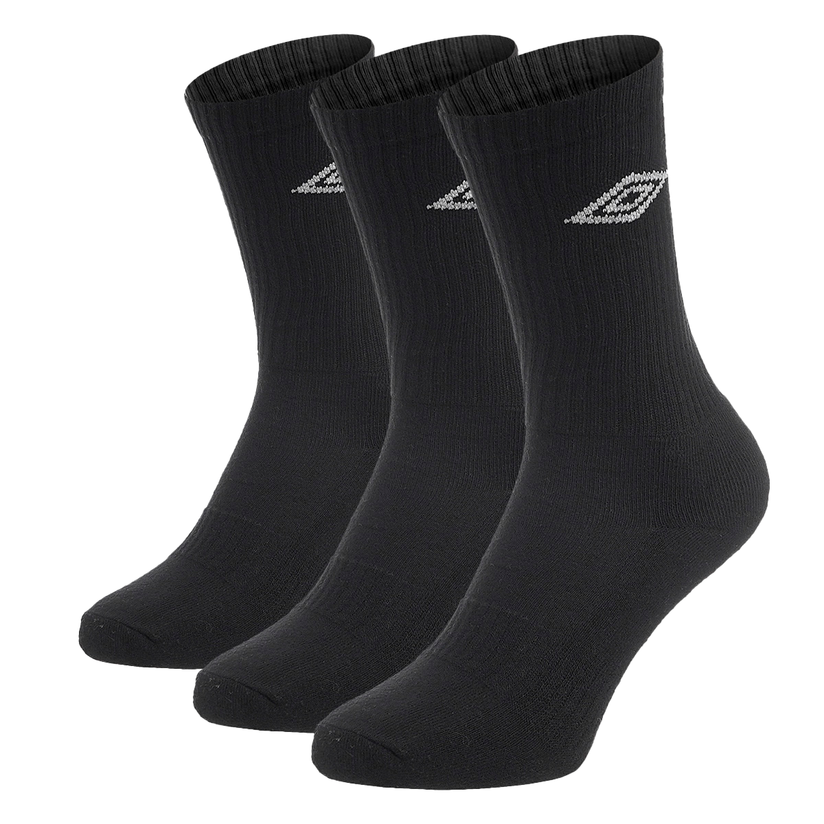Ponožky Umbro 3 Pack Crew Socks Čierna | UME241U104-01, 0