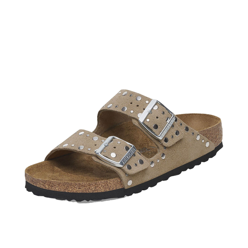 Tenisky a topánky Birkenstock Arizona Rivet Suede Leather Regular Fit Sandals Béžová | B1029361