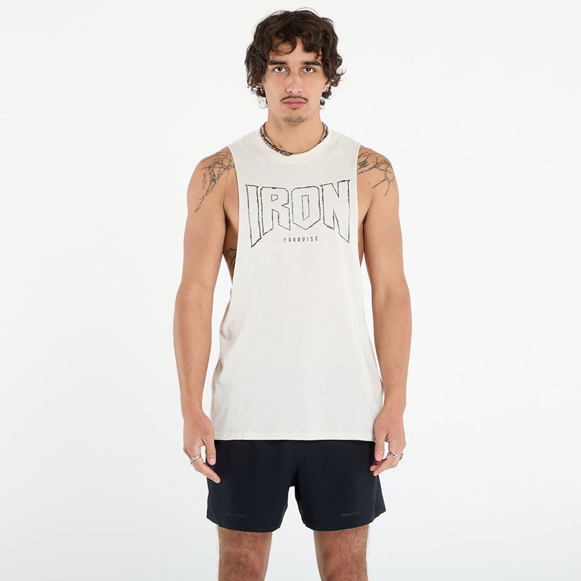Tielko Under Armour Project Rock Graphic Training Tank Béžová | 6006257-279
