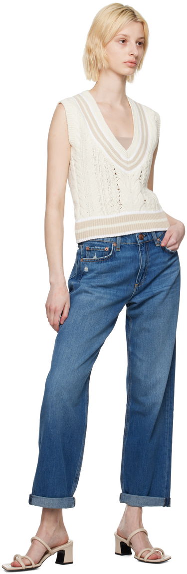 Sveter rag & bone Rag & Bone Brandi Knit Vest Biela | WAS23S021SD21, 3