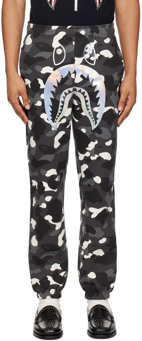 Tepláky BAPE BAPE Black City Camo Shark Sweatpants Čierna | 001PTK301005M, 0