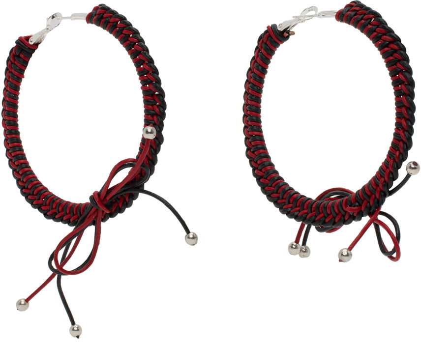 Náušnice Chopova Lowena Chopova Lowena Nimbus XL Hoop Earrings Červená | 6508, 1