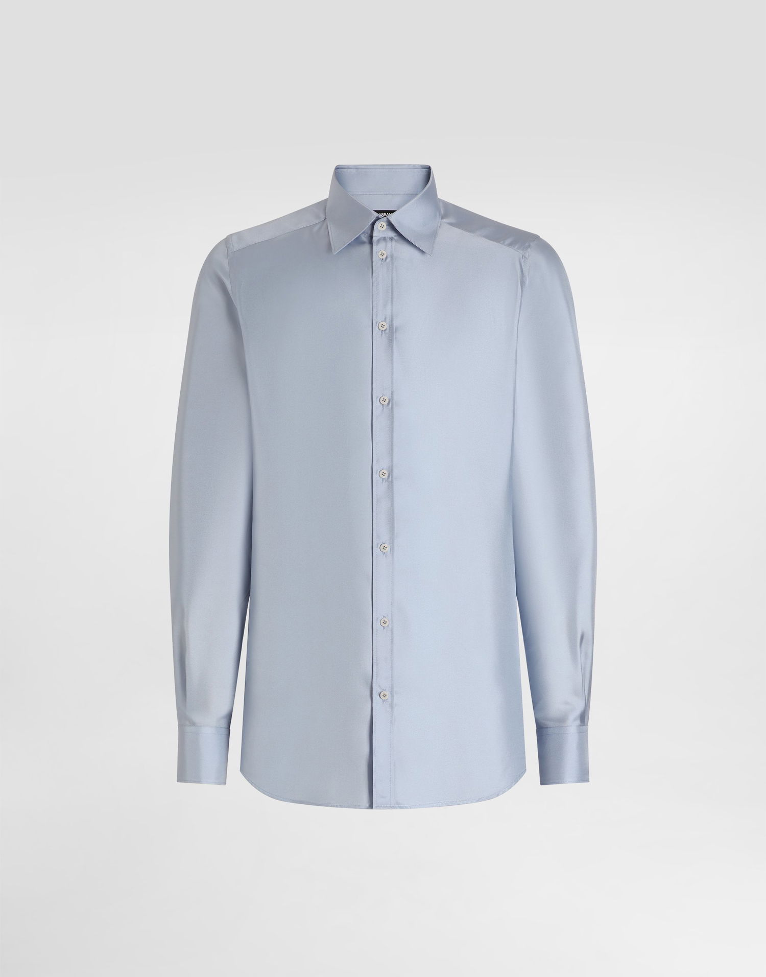 Košeľa Dolce & Gabbana Dolce & Gabbana Martini Silk Twill Shirt Modrá | G5MM4TFU10SB1581, 0