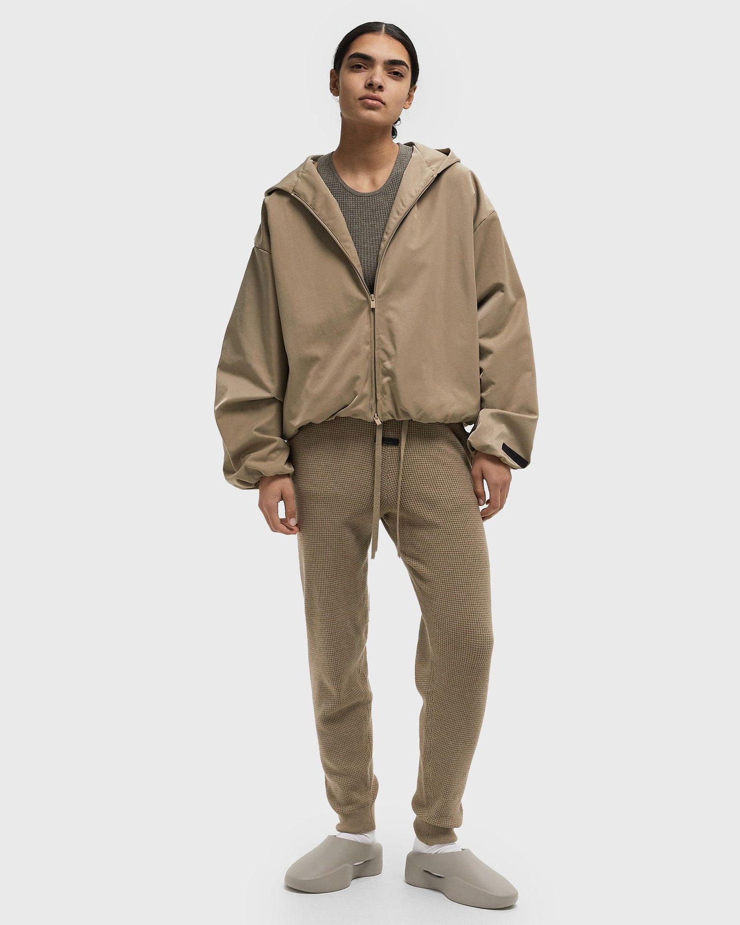 Tepláky Fear of God Fitted Waffle Sweatpants Hnedá | 192HO247287FW-253, 1