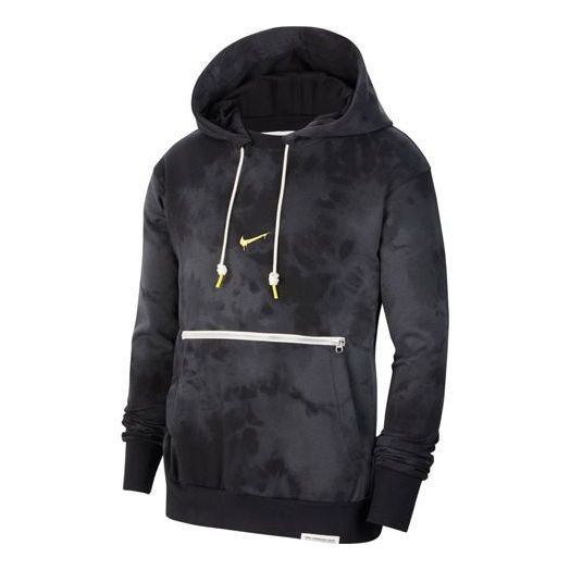 Mikina Nike Basketball Tie Dye Pullover Hoodie Čierna | CU3618-010, 0