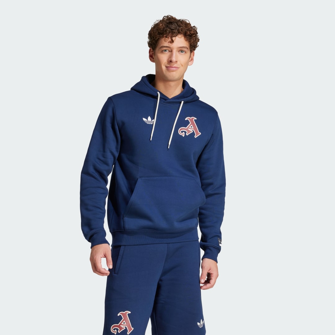 Mikina adidas Performance Arsenal VRCT Hoodie Modrá | JF0557, 0