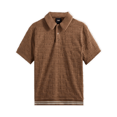 Polo tričko KITH Graham Polo Tee Hnedá | KHM030456 242, 0