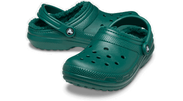 Tenisky a topánky Crocs Classic Lined Clogs Zelené | 203591-302, 1